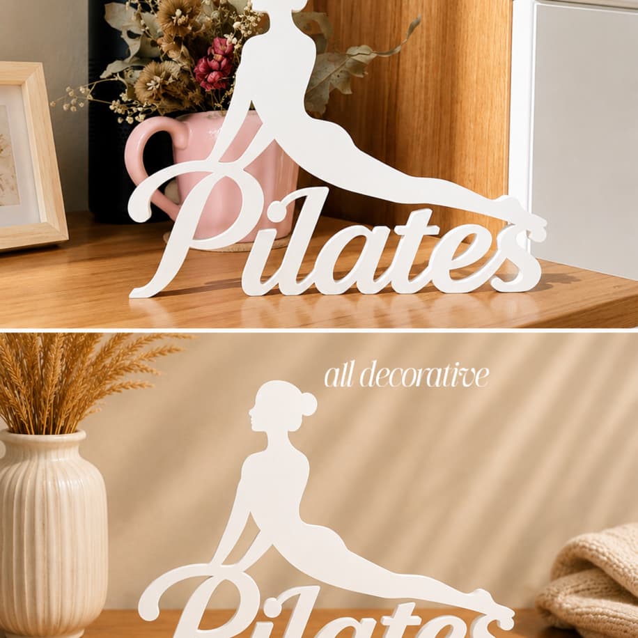 3D baskı Pilates II dekoratif objesi