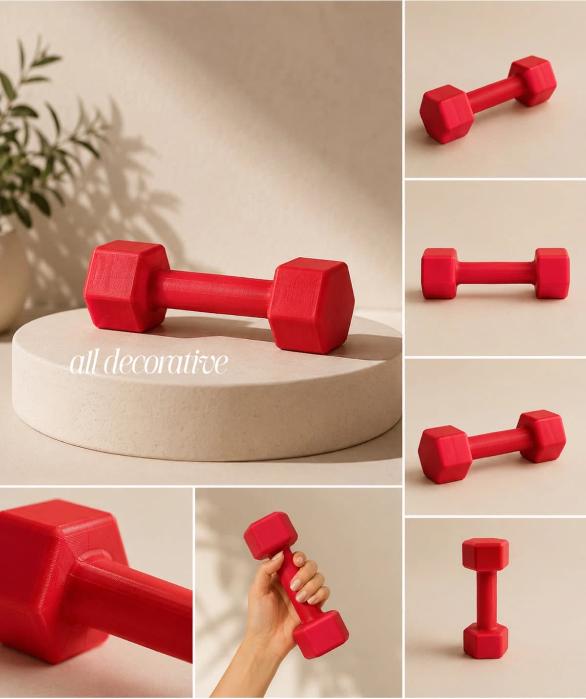 Baby Dumbbell dekorasyon ve tasarım ürünü