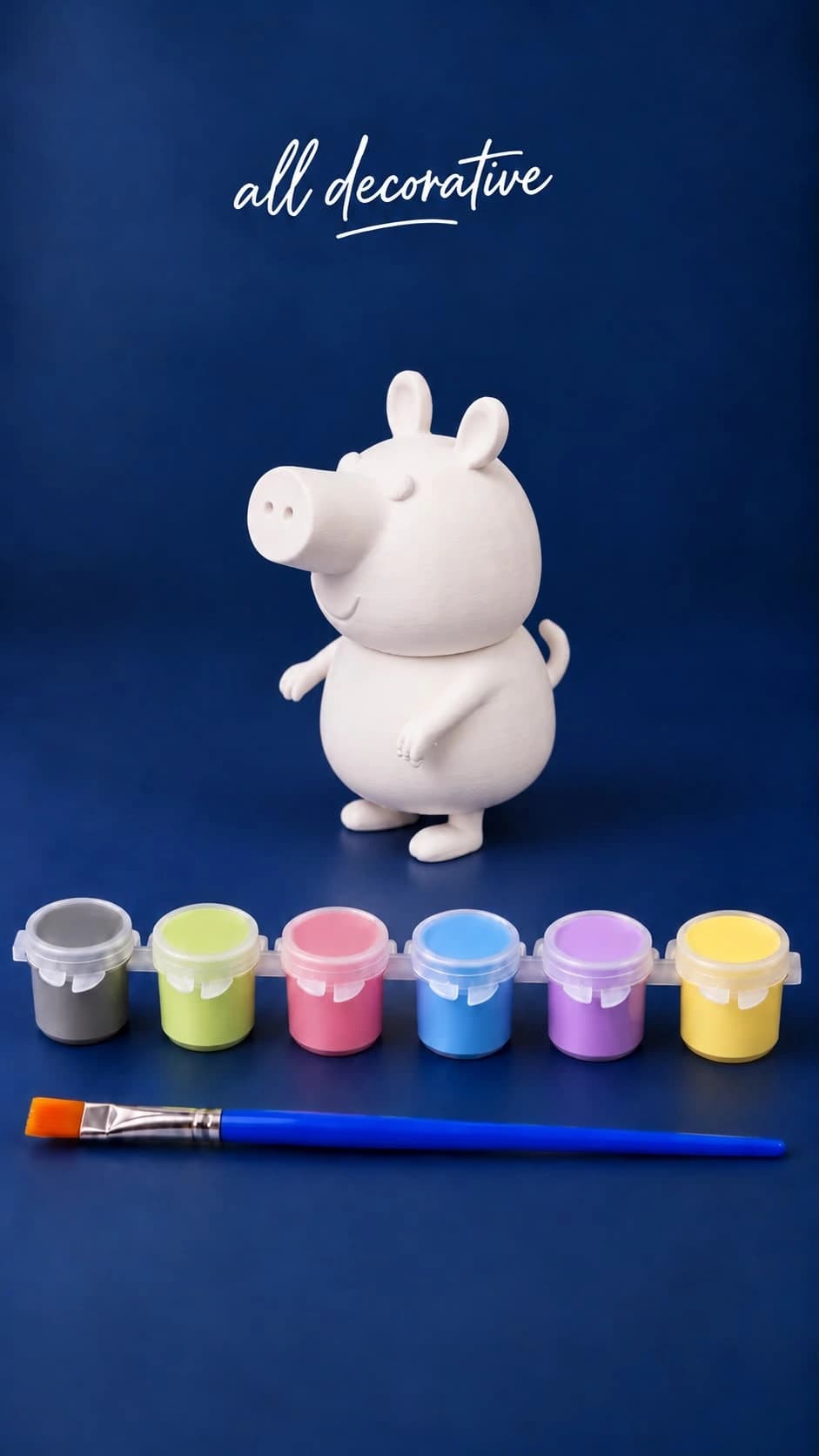 Peppa Pig Figür Boyama Hobi Seti dekorasyon ve tasarım ürünü